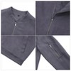 Coolmee Men's Bomber Jacket Lightweight Casual Stylish Light Flight Jacket Windbreaker Varsity Jackets - 3 of 4