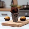Unique Bargains Flame Shape Disposable Baking Cups Greaseproof Paper 1.97"x3.15" 50Pcs - 2 of 4