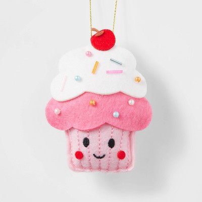 Cupcake Christmas Tree Ornament Pink - Wondershop™