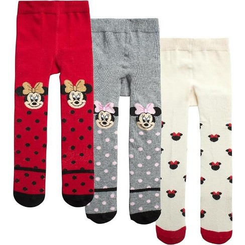 Disney Minnie Mouse Black Polka Dot Leggings, Kids