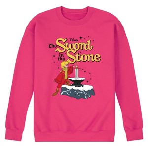 Men's - Disney - The Sword in the Stone Logo Graphic Fleece Sweatshirt - 1 of 4