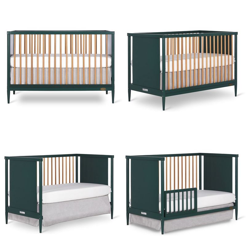 Dream On Me Clover 4-in-1 Modern Island Crib with Rounded Spindles, 5 of 9