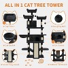 68.5-Inch Large Cat Tree for Indoor Cats, Heavy Duty Multi-Level Cat Tower, Plush Perches, Sisal Scratching Posts, Hammocks, Basket & Dangling Toys - 3 of 4