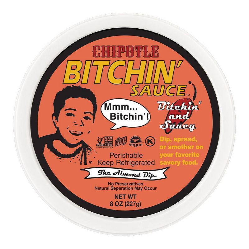 Bitchin&#39; Sauce Chipotle Almond Dip - 8oz, 5 of 6