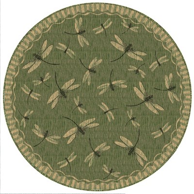 Liora Manne Carmel  Indoor/Outdoor Rug  Green..