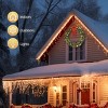 FURNIinspire Decorative Holiday Scene Props 450 Branches PVC Bow Decoration Garden Garland for Holiday Party, Green, 7.87"*47.24"*47.24" - 4 of 4