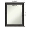 Amanti Art Allure Charcoal Non-Beveled Wood Wall Mirror 28.5 x 22.5 in. - 4 of 4