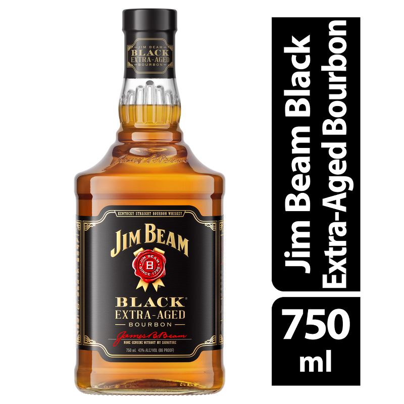Jim Beam Black Bourbon Whiskey - 750ml Bottle, 4 of 9