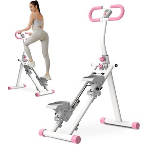 SEVOBAL Stair Stepper with resistance Home-Upgrade Vertical Climber Workout Machine Exercise Climber Fitness Equipment, Pink, 34.25"*17.32"*49.21" - 1 of 4