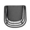 CAVINAS Outdoor Dining Chairs Set of 2 with Water-Resistant Cushions,Patio  Dining Chairs with Splayed Sled Legs,PE Rattan Patio Seating,Gray - 4 of 4