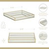 Cheung's Veldra Gold Square Fluted Glass Tray - Small - 2 of 4