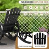 Karl Home | 23.5-Inch Adirondack Wagon-inspired Wooden Outdoor Rocking Chair - 3 of 4