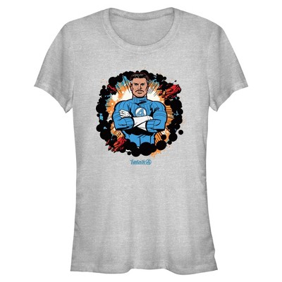 Juniors The Fantastic Four: First Steps Reed Richards Leader Power T Shirt