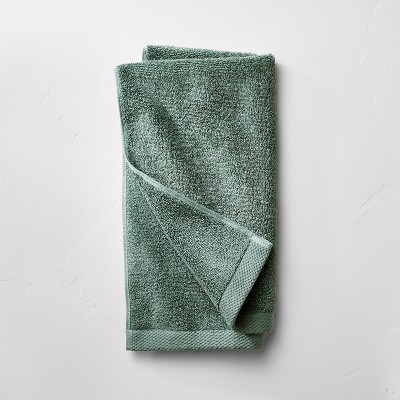 Organic Hand Towel Dark Teal Blue - Casaluna™