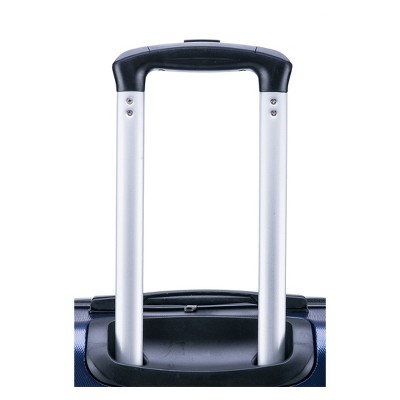 Buy InUSA Pilot 3pc Hardside Checked Spinner Luggage Set Navy Blue