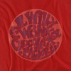 Willy Wonka And The Chocolate Factory Circle Logo Adult T-Shirt - 2 of 4