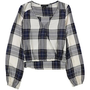 Sanctuary Clothing Womens Plaid Pullover Blouse - 1 of 1