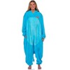 Hungry Hungry Hippos Kigurumi Costume Union Suit Fleece Mens' Pajama Outfit - 4 of 4