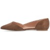 Journee Collection Womens Ester Slip On Pointed Toe D'Orsay Flats - 2 of 4