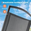 Pellebant 2pc Patio Folding Chairs 2-Pack Dining Chairs Outdoor Portable Sling with Armrest - 4 of 4
