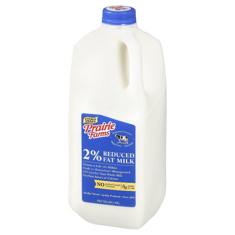 Prairie Farms 2% Milk - 0.5gal, 3 of 4