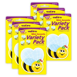 TREND Bees Mini Accents Variety Pack, 36 Per Pack, 6 Packs - 1 of 3