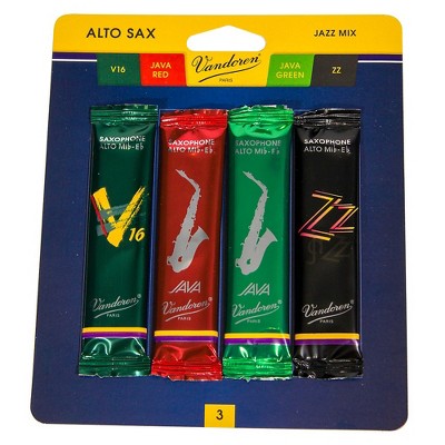 Vandoren Alto Saxophone Jazz Reed Sample Pack Strength - 3