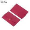 Unique Bargains Blank Paper Mini Vintage DIY Greeting Card Envelopes 20 Pcs - 3 of 4