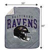 NFL Baltimore Ravens Vintage Arch Sweatshirt Blanket - 2 of 3