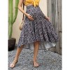 Maternity Dress High Waist Maternity Patchwork Long Skirt - 4 of 4
