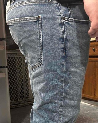 Use™ : Denim Blue 40x30 Tapered Jeans Fit Target Slim Men\'s Original -