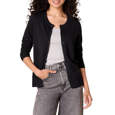 Women Cardigan Sweaters Long Sleeve Crewneck Cardigans Lightweight Open Front Sweater Casual Tops Fall