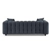 MINIMORE Modern 89.4''W Betty 3Seater Square Arms Chesterfield Sofa - 4 of 4