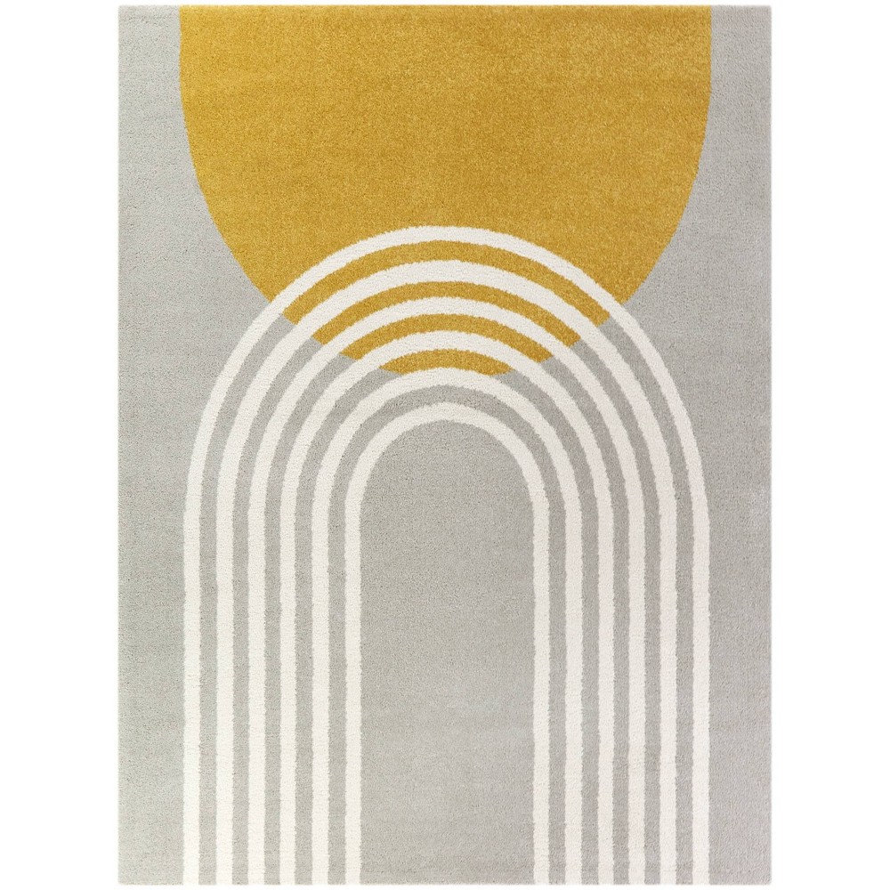 Photos - Area Rug 5'3"x7' Gateway Contemporary Stripe Rug Yellow - Balta Rugs