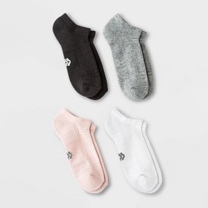 Women's Cushioned 4pk No Show Athletic Socks - All In Motion™ 4-10 - 1 of 3