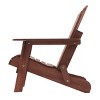 MYINDA 1PC Oversized Wooden Outdoor Folding Patio Chair with Pre-Installed Backrest and Seat Plate for Outdoor Indoor - 4 of 4