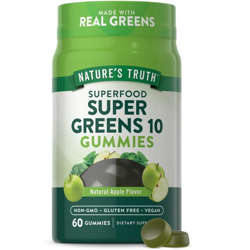 Nature's Truth Super Greens | 60 Gummies : Target