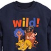 Boys' - Disney - Wild! Graphic Long Sleeve Fleece Sweatshirt - 2 of 4