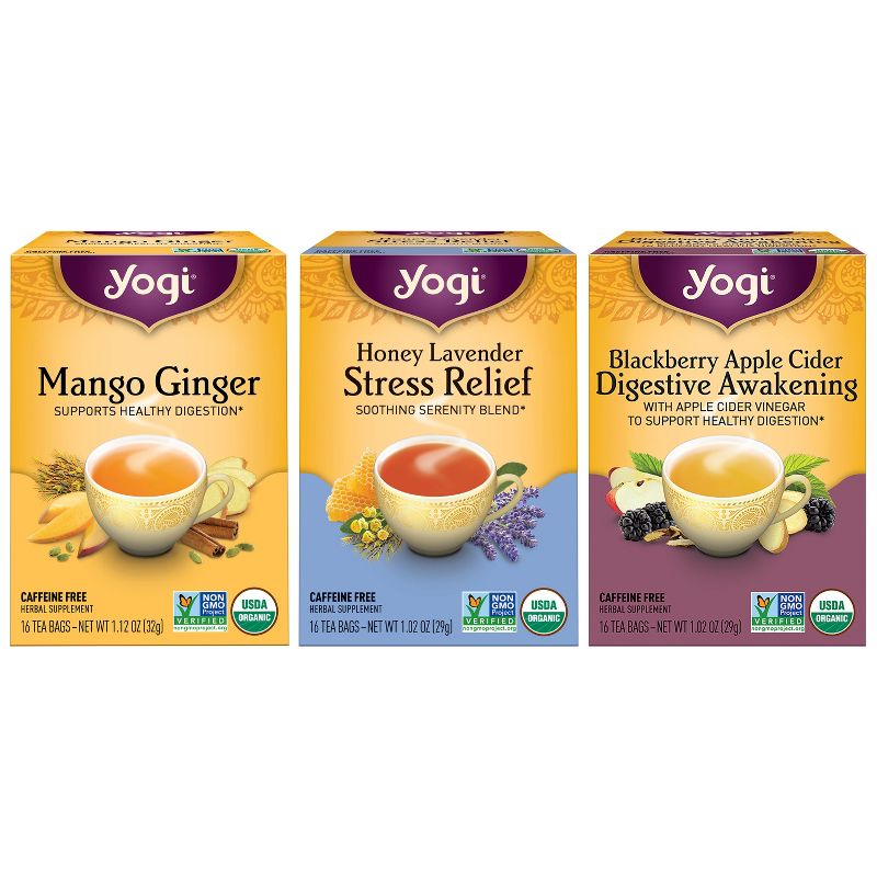 Yogi Tea - Iced Tea Variety Pack Sampler -  48 ct, 3 Pack, 1 of 7