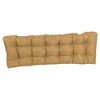 Blazing Needles, 60-inch by 19-inch Tufted Solid Outdoor Spun Polyester Loveseat Cushion - 3 of 3