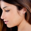 Sanrio Hello Kitty My Melody Brass Flash Plated Enamel and Cyrstal Stud Earrings - 2 of 4