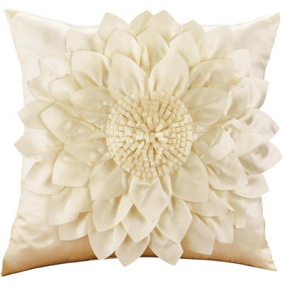 Collections Etc Unique 3D Pillow Removable Accent Pillow Cover