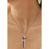 Couple Hug Necklace Set - Stainless Steel Love Pendants for Him & Her, Romantic Jewelry Gift - 3 of 4