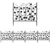 Artloge 5PCS Heavy Duty Metal RustProof Garden Panels Outdoor Yard Backyard Border Edging Fence for Landscaping Animal Barrier - 2 of 4