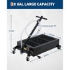 Low Profile Oil Drain Pan with Electric Pump, Heavy-Duty Metal Oil Change Pan for Cars,Folding Handle, 8FT Hose for Cars, SUVs, Trucks, Buses, RVs - 2 of 4