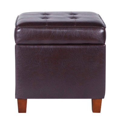 target leather ottoman