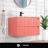 Citiscape Modern Bathroom Vanity with Textured Drawer Fronts - 2 of 4
