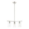 Livex Lighting Zurich 3 - Light Chandelier in  Brushed Nickel - 3 of 4
