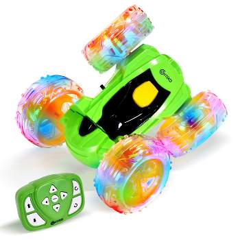 Contixo Remote Control Car SC3  -Stunt Car Toy,  4WD Double Sided 360° Rotating RC  -Green