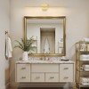 POWLIG 31.5-in Led Gold 5cct 24w Dimmable wall Sconce - 2 of 4
